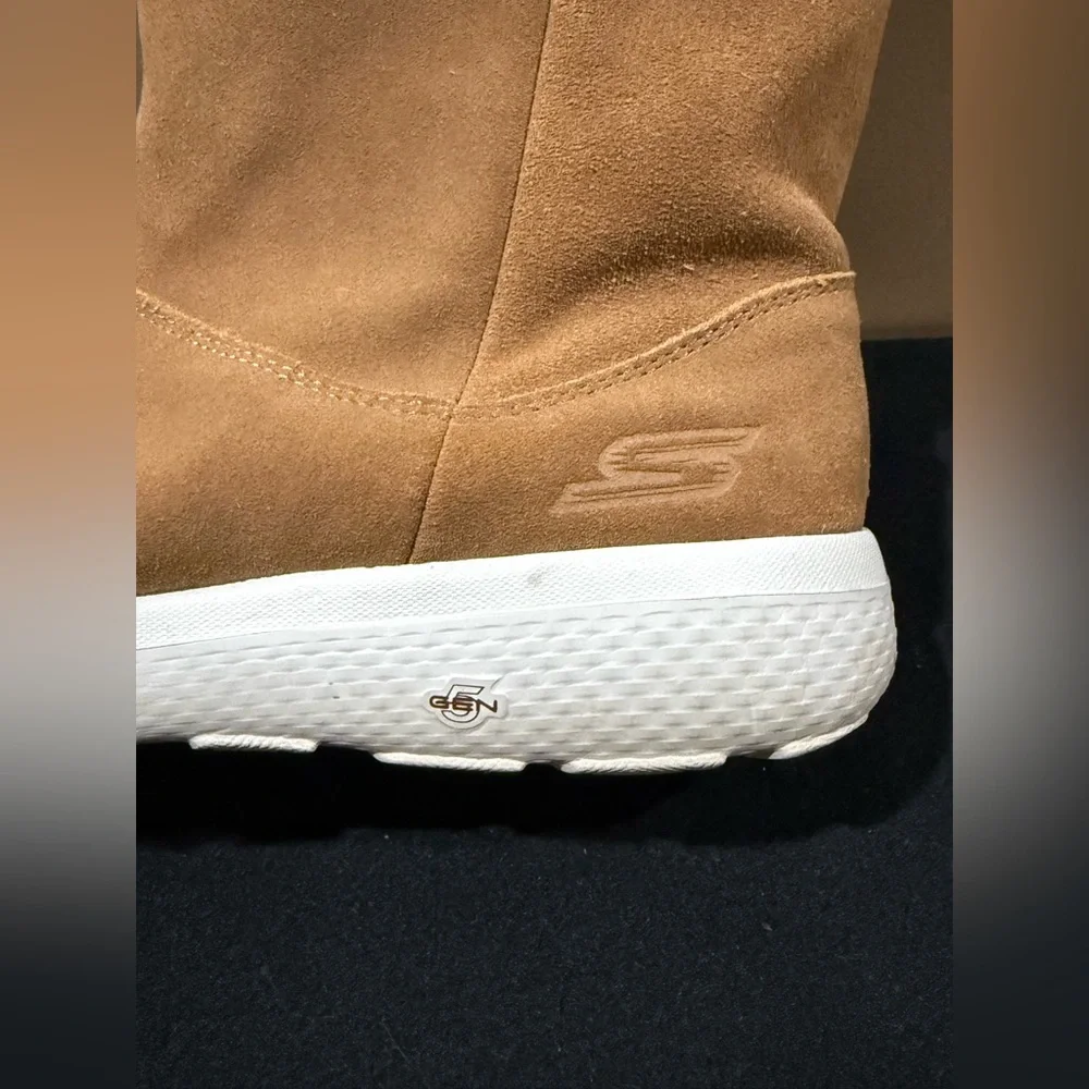 SKECHERS Leather SUEDE Boots GOGA Mat